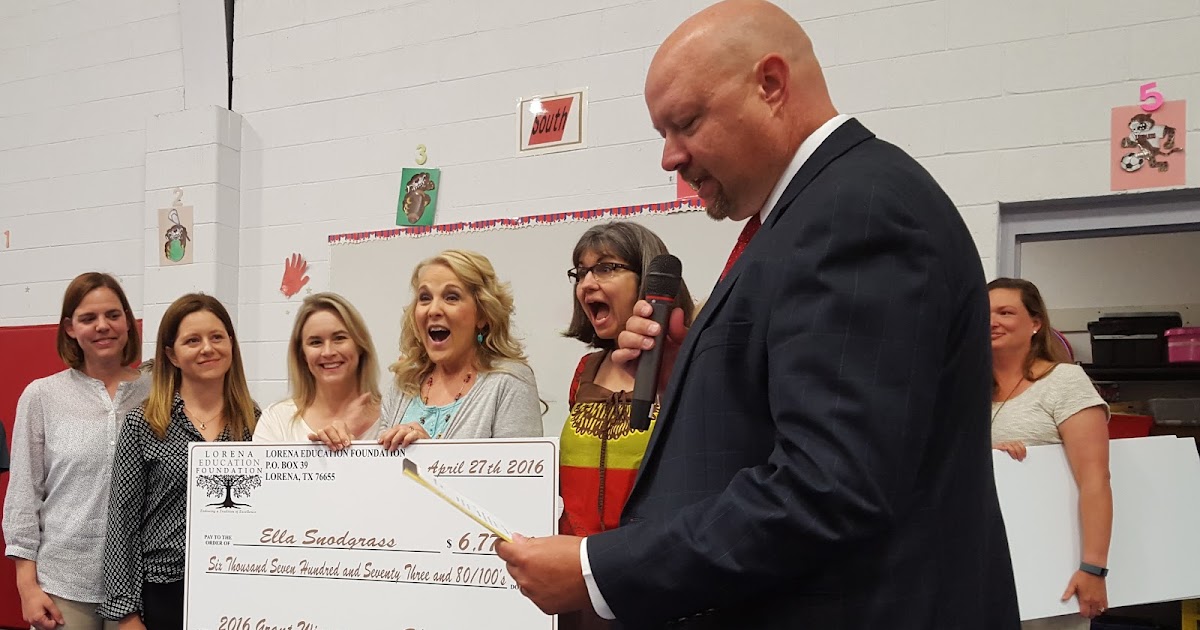 Lorena ISD News Lorena Education Foundation Awards Grants for 2016