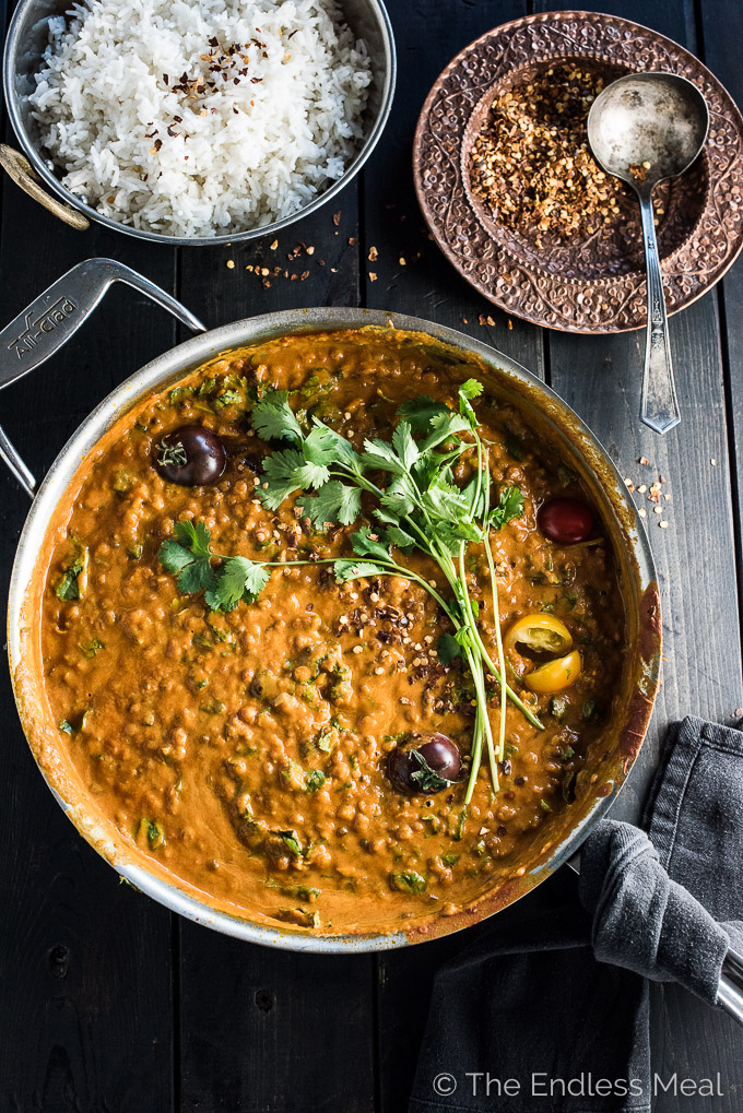 CREAMY COCONUT LENTIL CURRY CookToria
