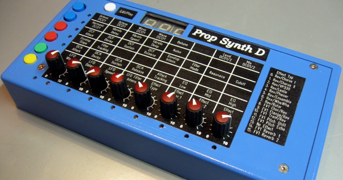 MATRIXSYNTH The PropSynth D Digital 6 Voice DIY Synth