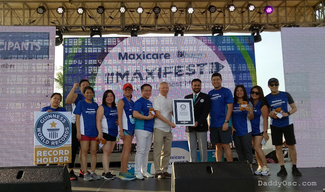 Awarding of Certificate of Recognition as the new record holder of Guinness World Records of Most People Hugging Soft Toys simultaneously held at Cenral Park, SM by the BAY Mall of Asia on Deember 15, 2019.