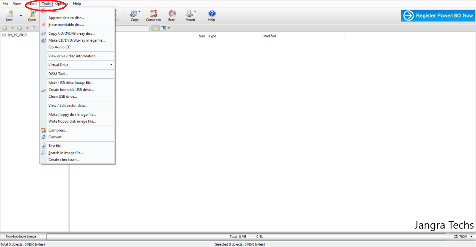 How to convert .NRG image file to .ISO image file Jangra Techs