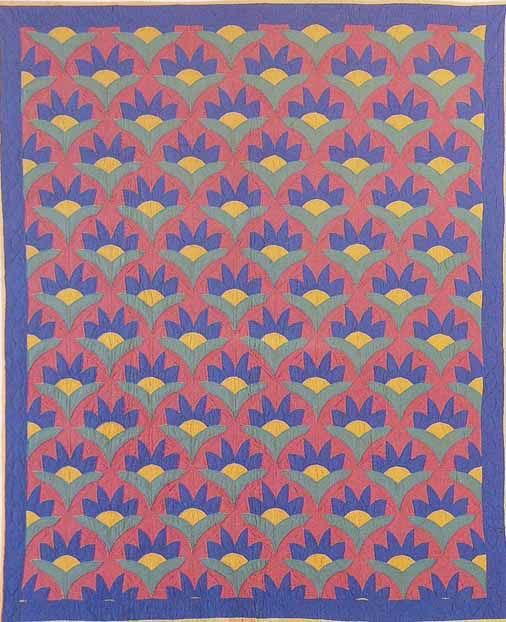 Cloud of Quilt Patterns Field of Daisies