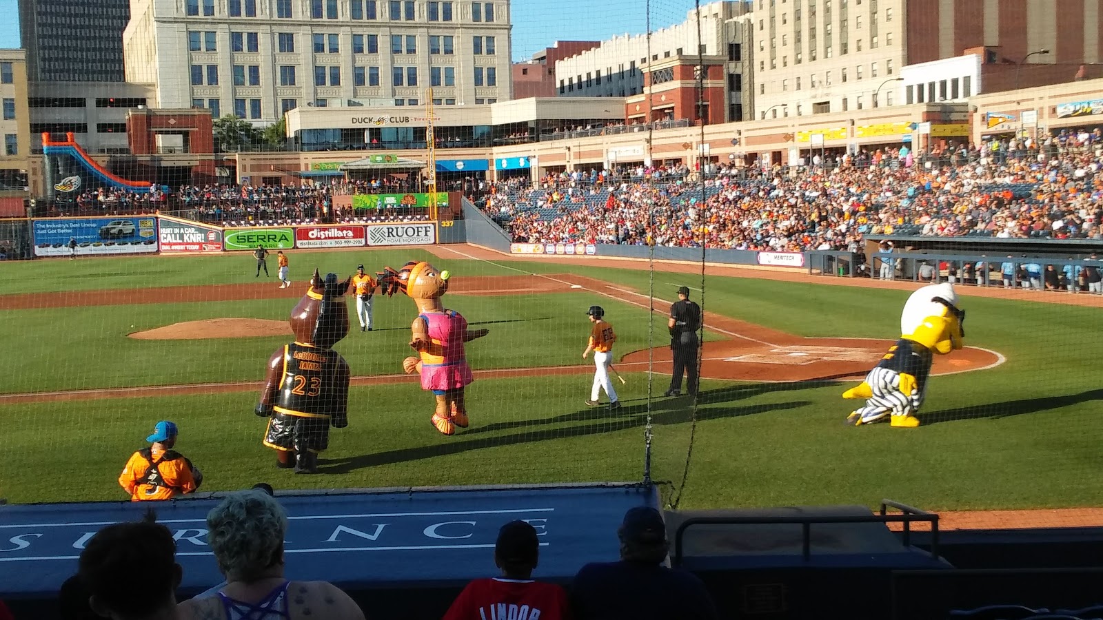 Living Better One Day At A Time Akron Rubber Ducks game