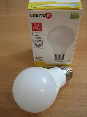 Bombilla LED E27 806 lm blanco frío Lexman