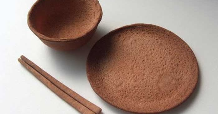 Dinnerware out of wheat