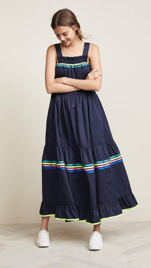 Mira Mikati Tie Shoulder Dress