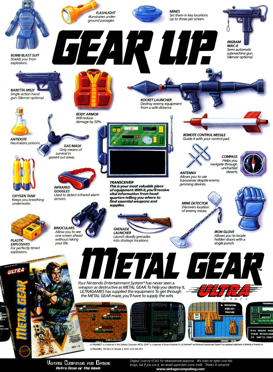 An awesome ad for Metal Gear!