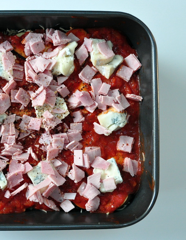 Une table pour cinq Gratin d'aubergine au