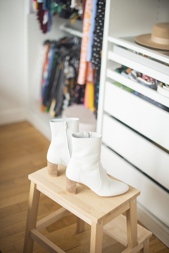 3 façons de porter les bottines blanches - Juliette Kitsch - Blog mode, seconde main, vintage et lifestyle à Rennes