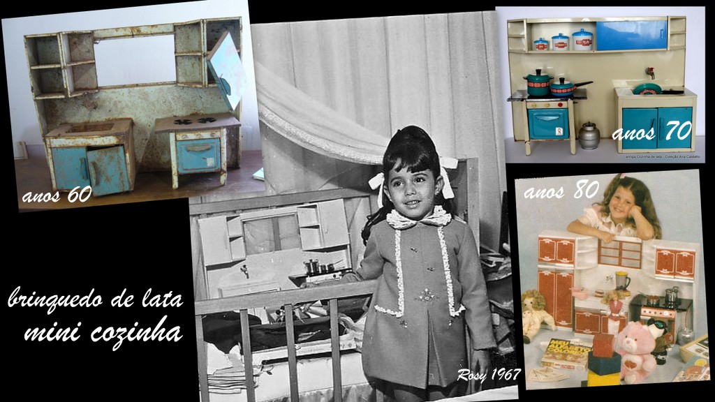 Ana Caldatto : Antigo Brinquedo Mini Cozinha de Lata Neusa e outros
