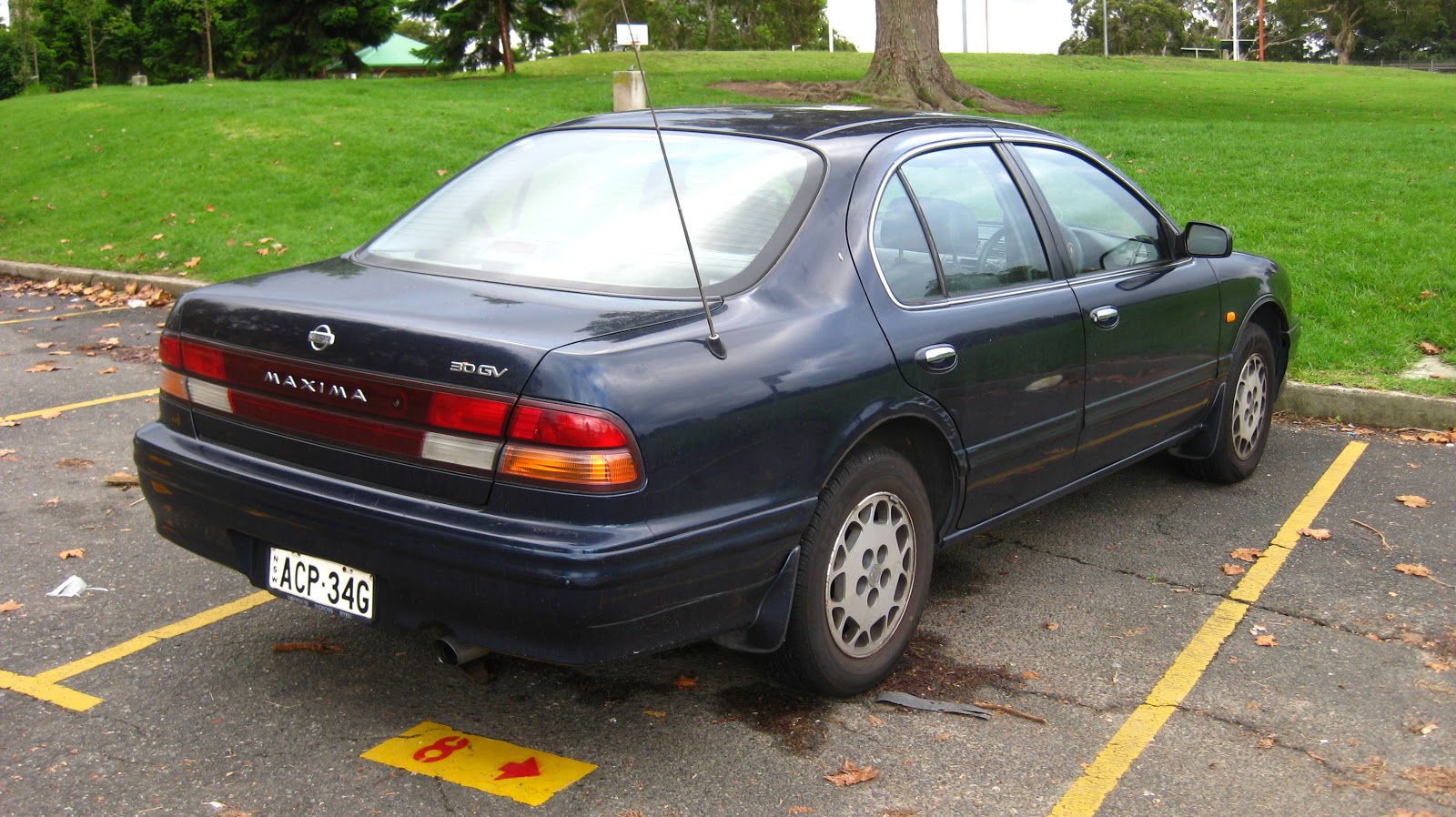 Aussie Old Parked Cars: 1995 Nissan Maxima 30 GV
