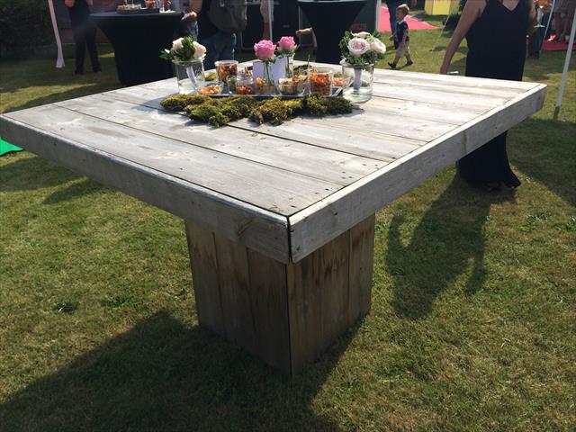 Table Exterieur Palette Finest Un Salon De Jardin Fabriqus