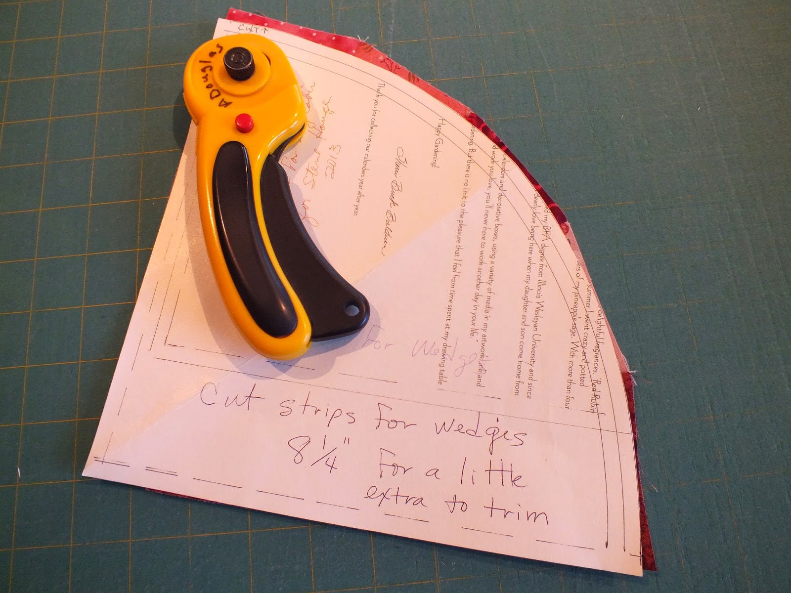 straythreads Curved Piecing tutorial