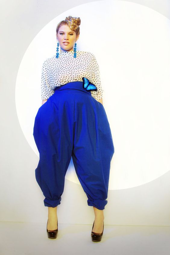 high waist slouch pants