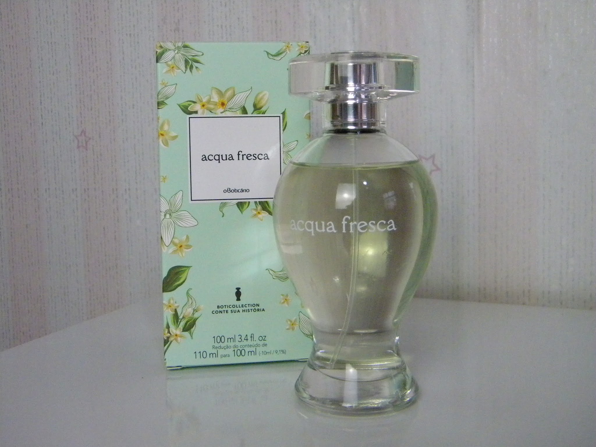Acqua Fresca foi o primeiro perfume lançado pelo "O Boticário" (Foto Reprodução/Internet)