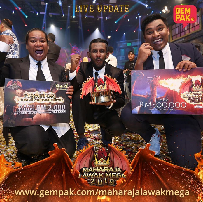 Naib juara maharajalawak mega