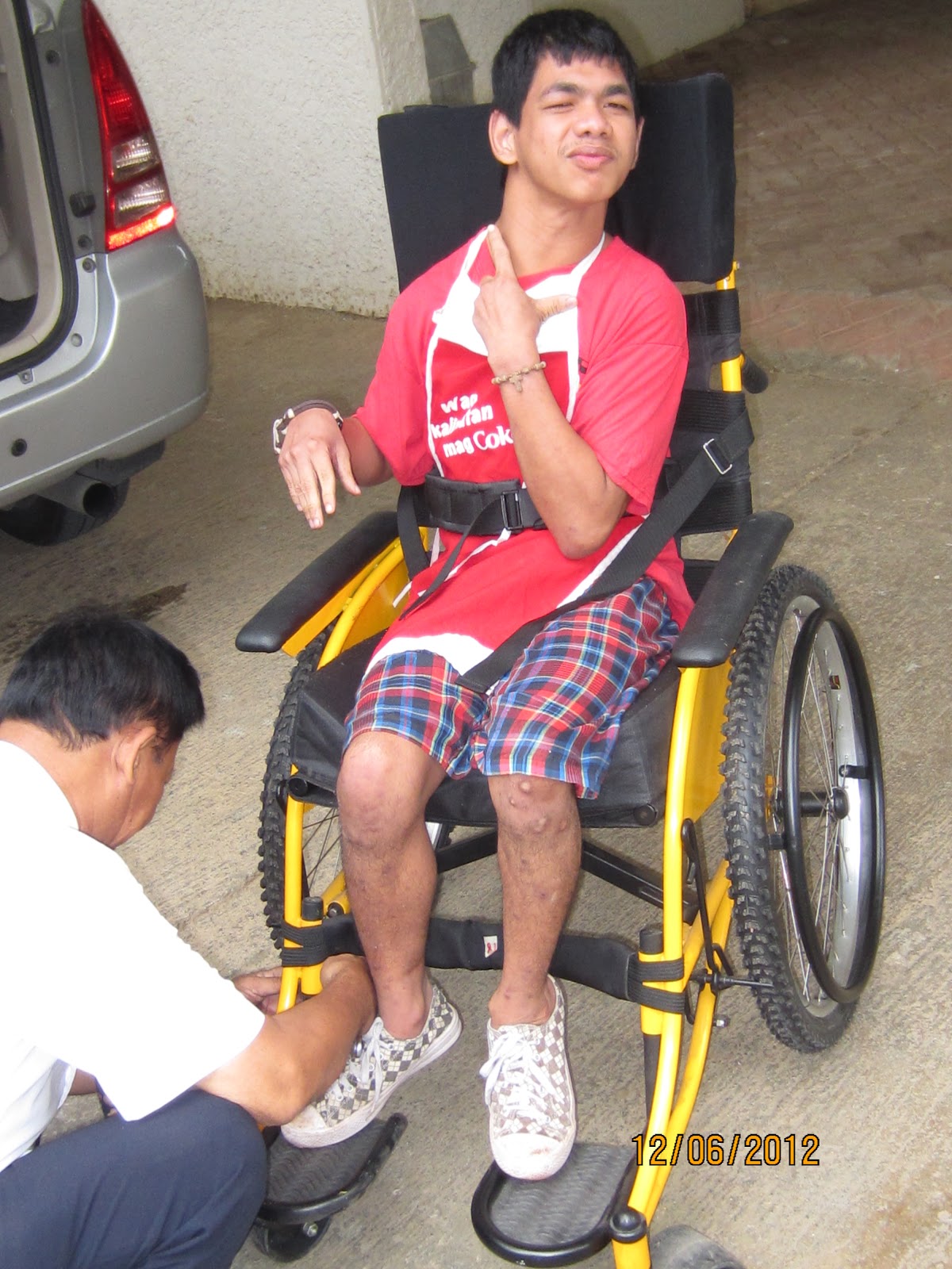 Our Philippine Mission DELIVERY OF SUPPORTIVE WHEELCHAIRS TO