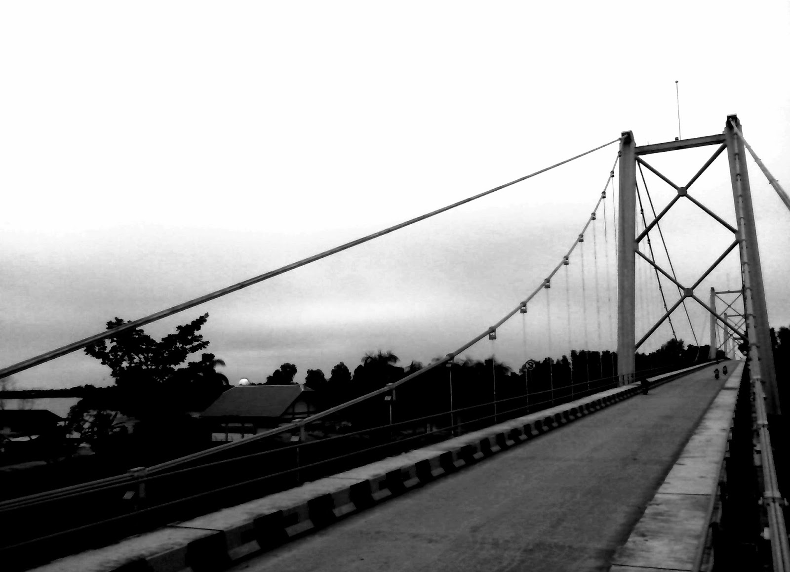 Qori Menulis Blog Foto Jembatan Barito Hitam Putih Gambar