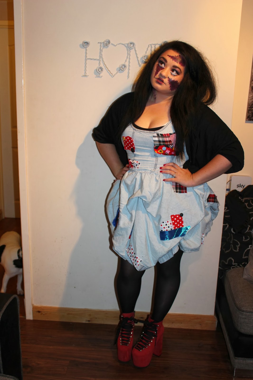 TeenyTinaMaria Creepy Ragdoll Costume &amp; Halloween Glasgow Movie Drive