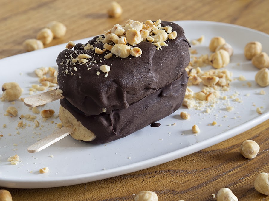 Helado saludable de plátano y mango _9