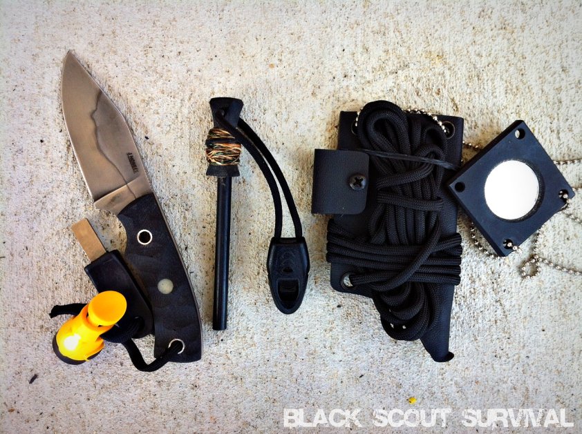Black Scout Survival: Mcnees Custom Knives: PSK Kit