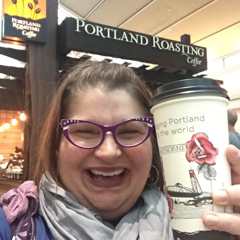 Portland Roasting Coffee, Chai, Portland Airport 2016
