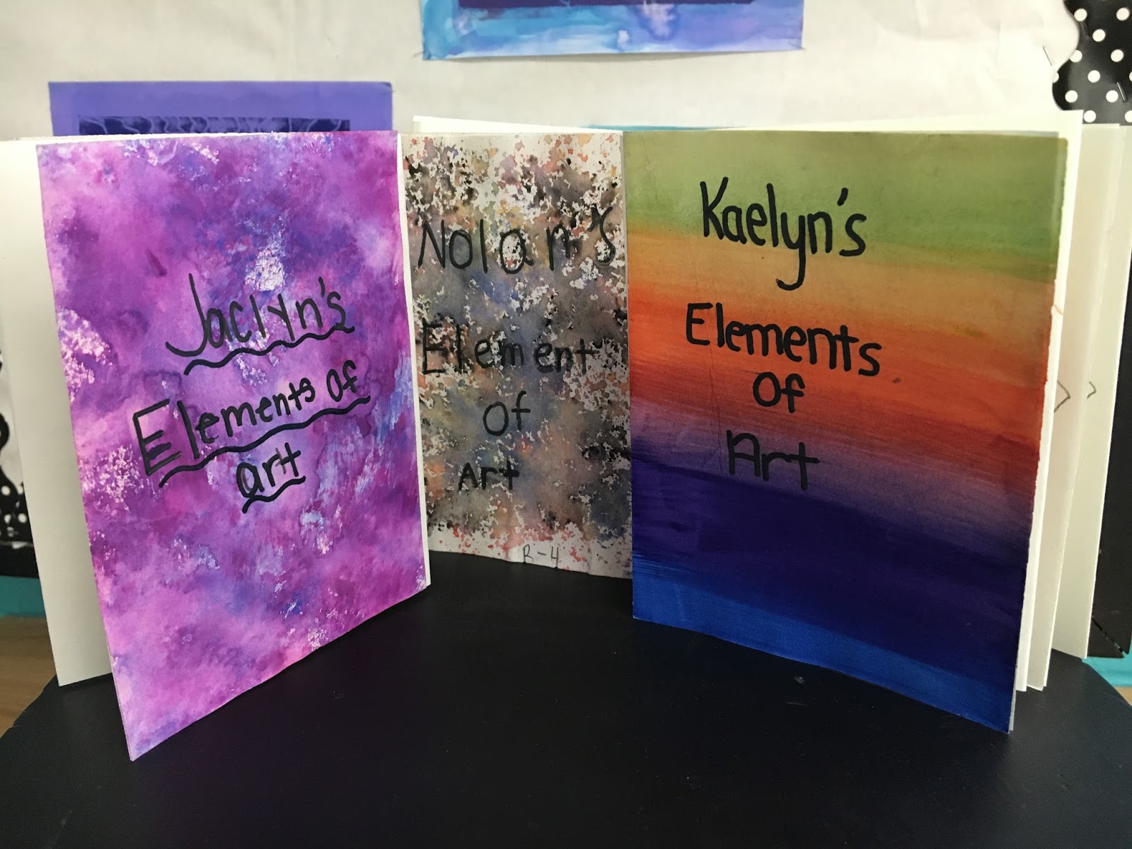 Art From One Thousand Hearts Elements of Art Accordion Books