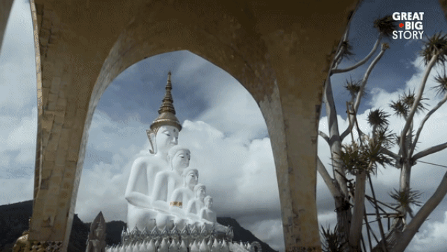Discover Wat Pha Sorn Kaew temple erected on glass wall