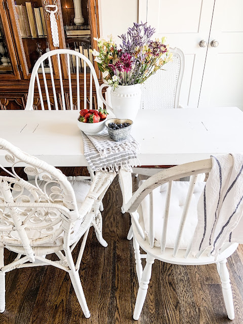 mixed up dining room chairs