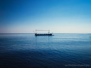 Tranquility Seawater Waves Of Rural Fishing Beach In The Morning At Banjar Village North Bali Indonesia
