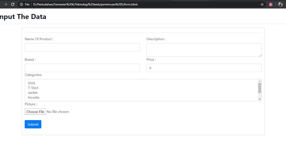 Js form data. Js form data
