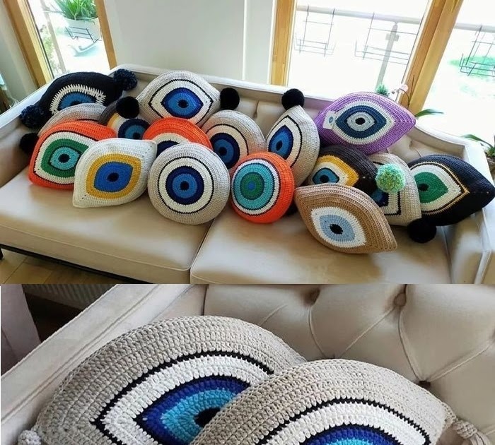 Cute crochet eye pillow free pattern