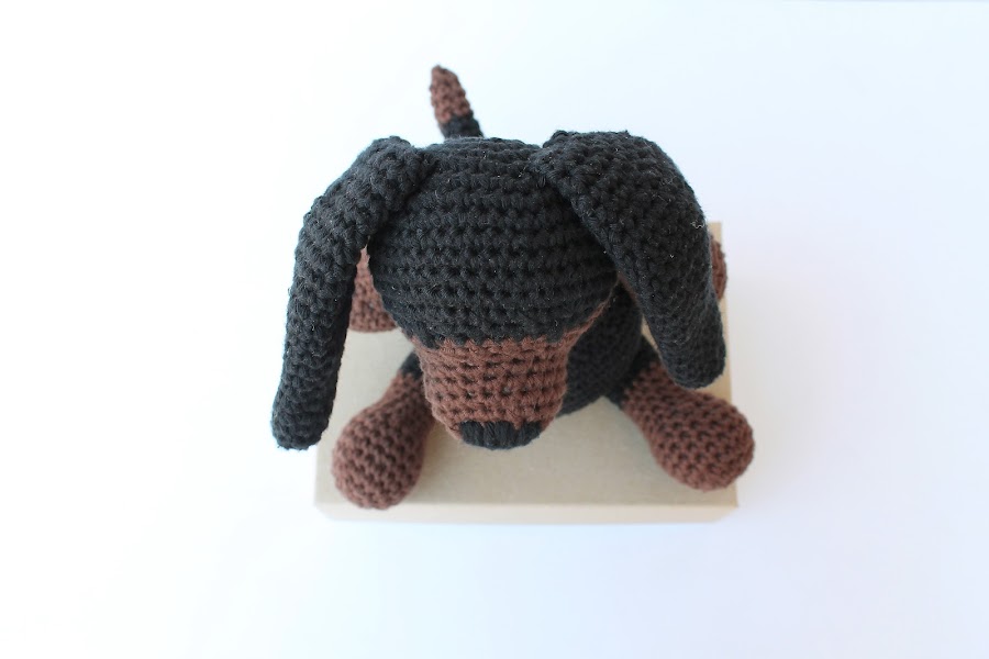dachshund; teckel; amigurumi; dog; crochet; toft; edwards menagerie