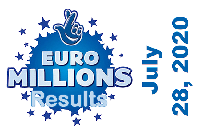 EuroMillions Draw Result for Tuesday, July 28, 2020 EuroMillions Draw Result for Tuesday, July 28, 2020