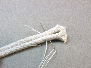 Knots and fiber bracelets: one button tutorial part 1 framework loop ...