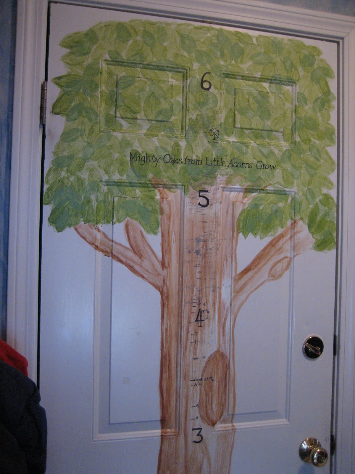 Resolve to Create Paint a Growth Chart on Your Door