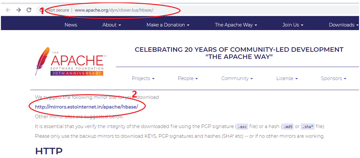 How to Download Apache HBase Download Apache HBase