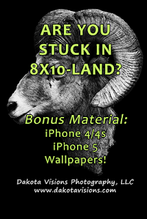 Are You Stuck in 8X10-Land? Bonus Material iPhone 4/4s/5 Wallpaper Downloads by Dakota Visions Photography LLC www.dakotavisions.com