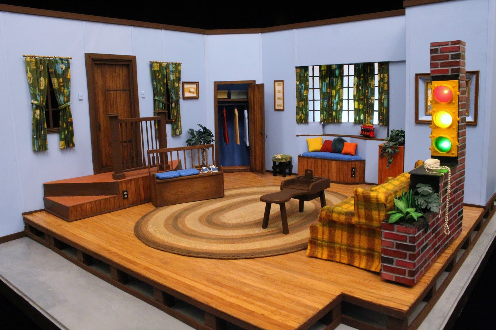 Lance Cardinal Creations MISTER ROGERS NEIGHBORHOOD TELEVISION HOUSE