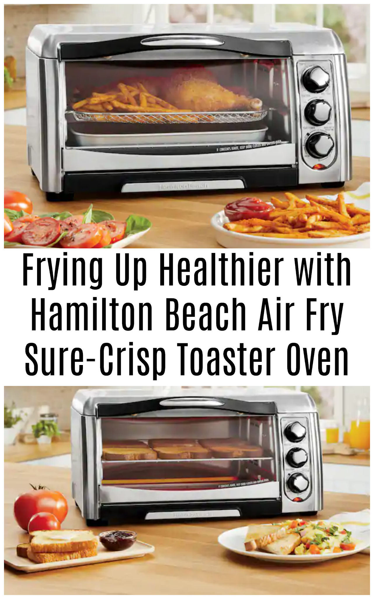 Hamilton Beach Sure-Crisp Air Fryer Toaster Oven in 2023