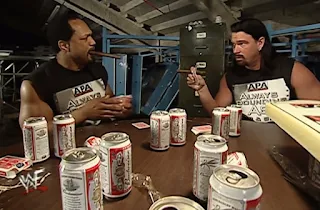 WWE / WWF Royal Rumble 2001 - Farooq and Bradshaw with their questionable t-shirts