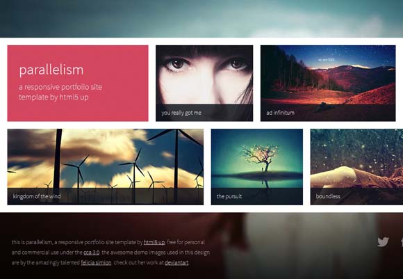 Parallelism Responsive Html5 Template
