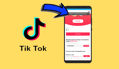 2 Penyebab Dan Cara Mengatasi Gagal Memasukkan Kode Undangan TikTok Lite