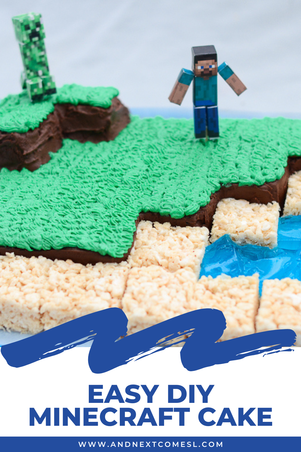 Easy DIY Minecraft cake tutorial: How to make a Minecraft birthday cake