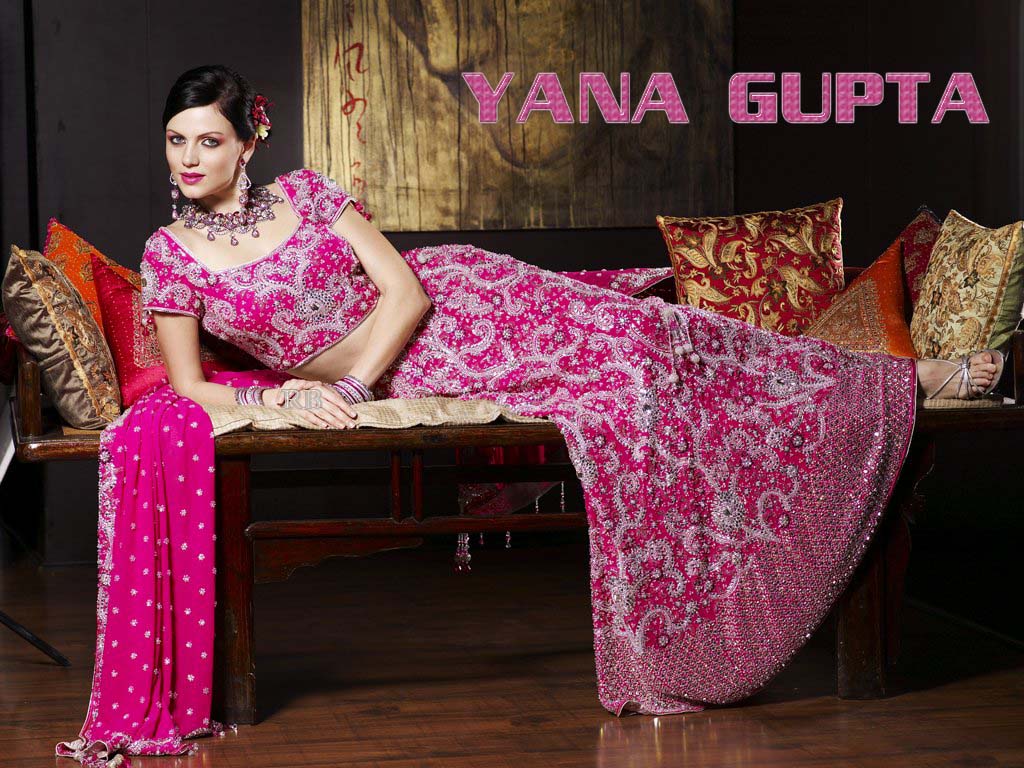 Sexy Yana Gupta Saree Wallpapers 