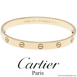 Meghan Markle wore Cartier Love Yellow Gold Bracelet