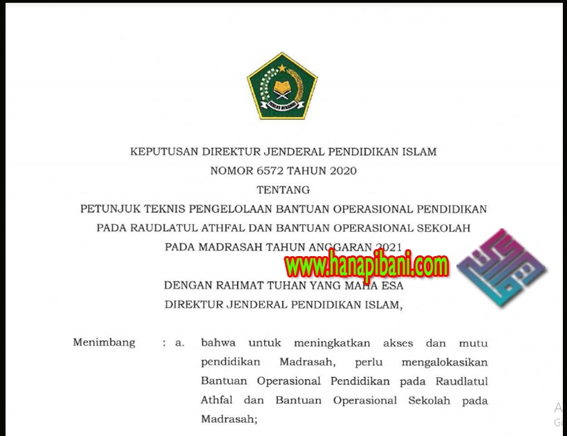 Unduh Juknis Bop Dan Bos Madrasah 2021 Bos Madrasah Swasta Disalurkan Ditjen Pendidikan Islam
