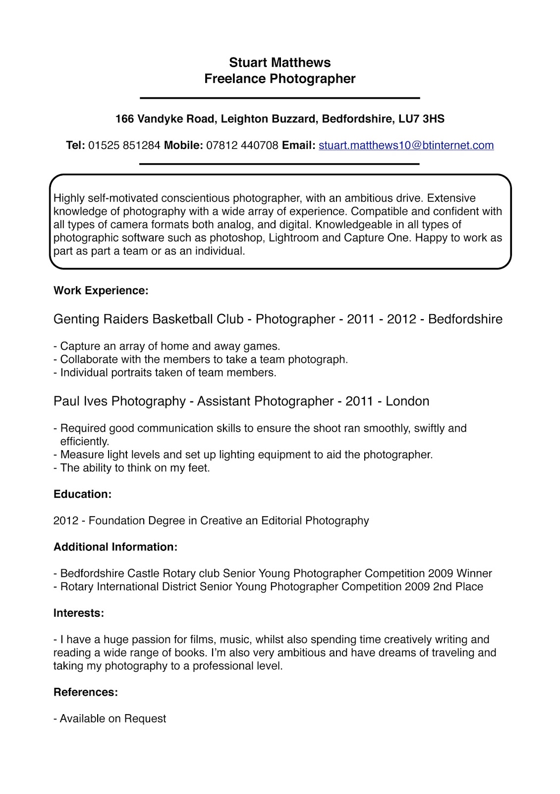 how to make a perfect resume step by step