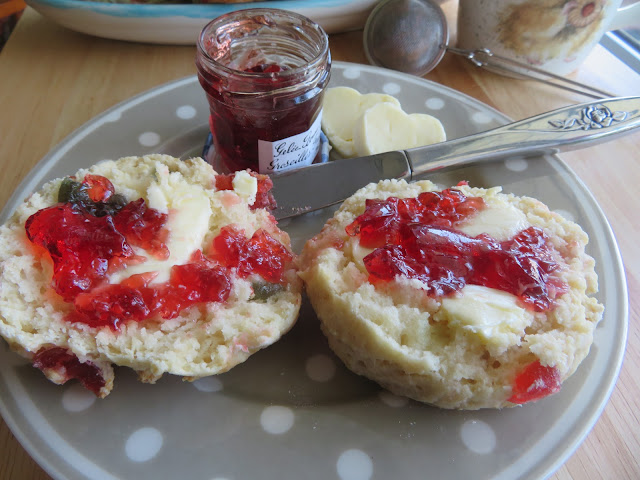 Cherry & Vanilla Scones