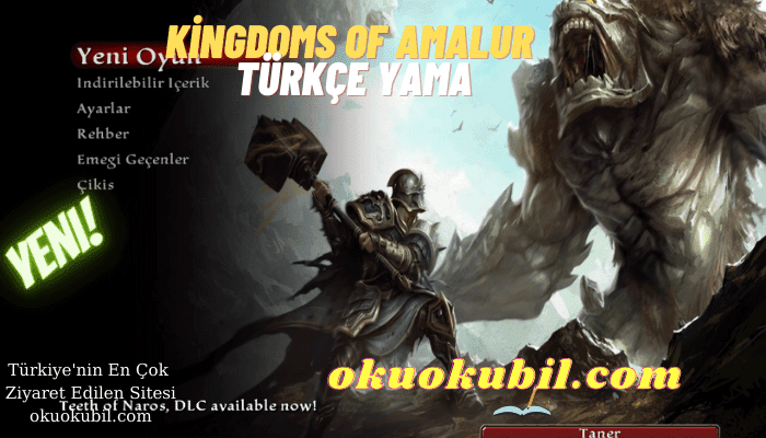 Kingdoms of Amalur Reckoning %100 Türkçe Yama Ve Kurulum İndir 2021